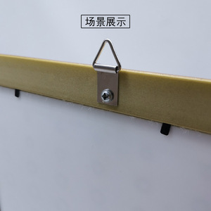 Stainless Steel Triangle Hook Single Hole Rectangular Hanging Hardware <b>For</b> <b>Painting</b> <b>Frame</b> Durable Metal Bracket - Product Image 5