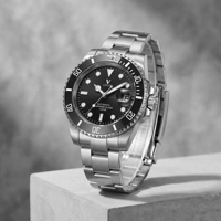 Jam Tangan Mekanik Otomatis Mewah Jam Tangan Mekanik Pria Jam Tangan Mekanik untuk Pria Penanda Berlian Dial Mutiara