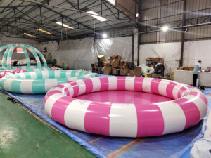 Piscina inflable redonda extra grande sobre el suelo para adultos y familias Piscina para niños - Product Image 3