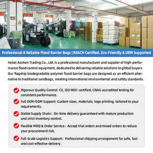 แผงกั้นน้ำแบบพองลมได้ทันที ถุงกั้นน้ำแบบขยายตัวอัตโนมัติสำหรับป้องกันน้ำท่วมที่บ้านและในเชิงพาณิชย์ - Product Image 5