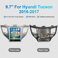 NaviHua GPS Navigation Voiture GPS Multimédia Lecteur DVD Android Autoradio pour Hyundai Tucson Santa Fe 2015 2016 2017 2018