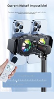 Support de téléphone intelligent en alliage d'aluminium à dissipation thermique 2026, avec double clip arrière classique pour enregistrement vidéo, réglable