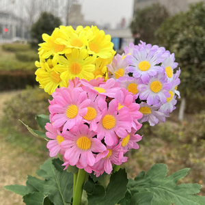 Lampes solaires LED pour jardin, décoration de mariage en plein air, festival, IP65 étanche, boule de fleurs de marguerite, faisceau de 360 degrés - Product Image 4