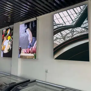 Caixas iluminadas de led para pendurar no restaurante, placa de mensagens, caixa de luz transparente para propaganda