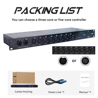 Convertisseur de signal Artnet DMX RDM 8 voies, 8x512, 4096 canaux, pour équipement d'éclairage de scène, DJ