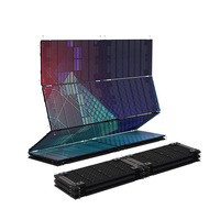 Écran LED pliable transparent léger et fin, portable, style rouleau, résolution 192x192, 1000-3500 cd/m², pour scène