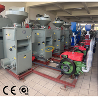 Machine à décortiquer le riz à moteur diesel, machine à décortiquer le riz commerciale, prix de la machine à décortiquer le riz au Népal