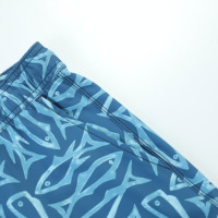 Short de bain homme à imprimé floral personnalisé, taille mi-haute, en toile extensible 4 directions, avec poches et taille élastique