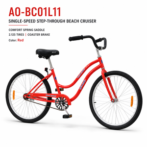 <b>Cheap</b> Single Speed Low Beach Cruiser Bike / Wholesale Cruiser City Bike - Product Image 2