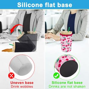 Funda de lata gruesa de 5MM para taza de café helado, funda aislante reutilizable Kozzies de neopreno para Bebidas frías Para Starbucks - Product Image 5