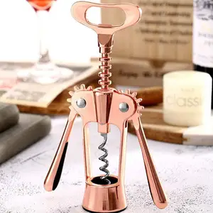 Kit de tire-bouchon intelligent 4-en-1 de luxe personnalisé et rechargeable avec <span class=keywords><strong>pompe</strong></span> à air pour bouteilles de vin rouge et de bière, ouvre-bouteille à vide - Product Image 2