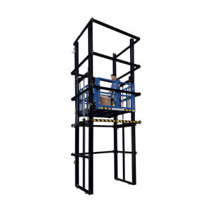 Zhongxiang SJD Plate-forme élévatrice à rail de guidage hydraulique efficace pour l'entreposage logistique Levage de cargaison - Product Image 1