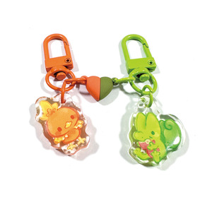 Kuien Tùy Chỉnh Anime Epoxy Trái Tim Từ Acrylic <span class=keywords><strong>Keychain</strong></span> UV In Ảnh Kỹ Thuật Số <span class=keywords><strong>Keychain</strong></span> Với Đầy Màu Sắc Trái Tim Nam Châm Quyến Rũ - Product Image 2