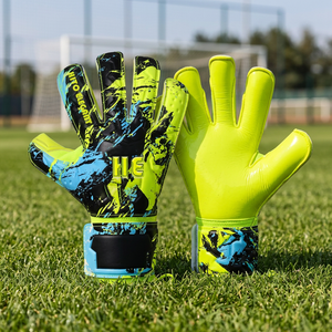 Guantes de Portero de Fútbol Hito Legend, Impresión por Sublimación, Dedos Completos, Antideslizantes, Transpirables, Correa de Muñeca Ajustable, Unisex - Product Image 3