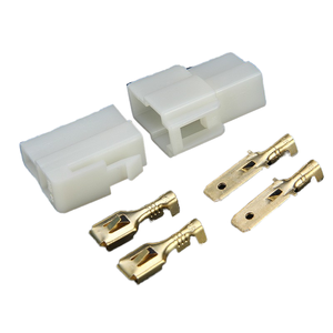 DJ7021-6.3-11/12 mâle/femelle connecteur électrique automobile prise de borne de câble 6.3mm 2Pin 6 broches cuivre ABS 2A pour motos - Product Image 1