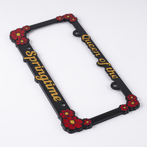 Porta Targa Standard Americano in Plastica ABS, Cornice Decorativa per Targa Auto e <span class=keywords><strong>Moto</strong></span> - Product Image 2