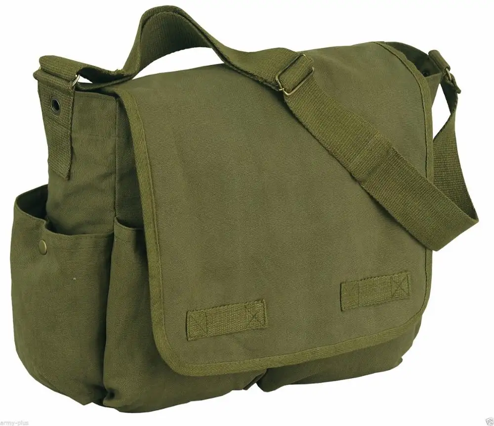 Винтаж армейский зеленый Военная Униформа сумка квадратный crossbody Рик и Морти oem спортивная для мужчин