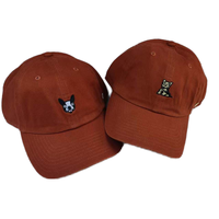 Sombrero de papá desgastado de algodón lavado Vintage, gorra de béisbol de camionero de Polo ajustable Unisex, bordado de tela adherido transpirable