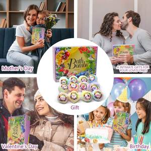 บาธบอมบ์ทำจากน้ำมันหอมระเหยธรรมชาติฟองสปาสำหรับใช้ในบ้านผ่อนคลาย - Product Image 6