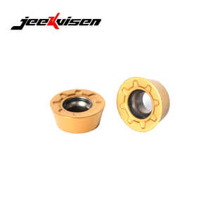 เม็ดมีดกัดหน้า Jeekvisen RDMW1204MOT-PM รุ่น JP115CY เคลือบ CVD คาร์ไบด์ สำหรับเครื่องกลึง CNC ผลิตจากเหล็กทังสเตน - Product Image 2