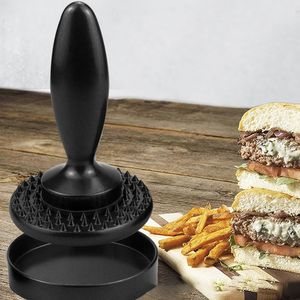 Marteau à viande et presse à hamburger en métal à double fonction, parfaits pour les steaks et les hamburgers - Product Image 2