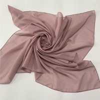 Écharpe musulmane Hotsale Foulard en soie Jersey Foulard Pashmina Écharpe en coton solide et coloré