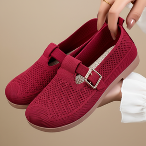 Nuove Sneakers Casual Casual da donna scarpe da passeggio per Fitness traspiranti con fibbia per mamma e anziani - Product Image 1