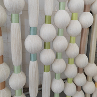 Paravent en macramé bohème avec franges à nœuds en corde de coton pour bar, Diwali, mariage, usage commercial, décoration murale de bord de piscine