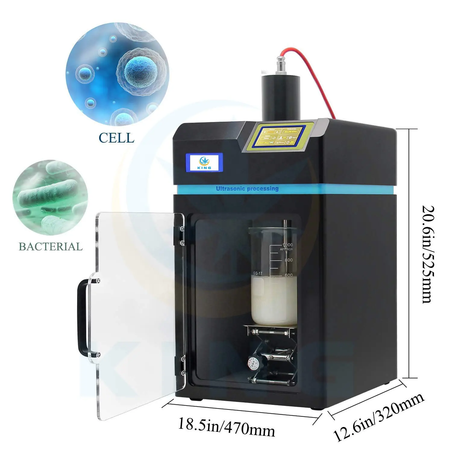 Ultrasonic Dispersão Emulsionante Homogeneizador Mistura Equipamento