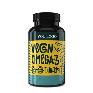 Capsules de gelée molle d'huile d'algues DHA Omega-3 45/25 EE certifiées HACCP, de haute qualité, naturelles, personnalisées OEM, pour l'énergie - Product Image 5