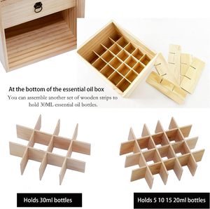 Organizador de Madera Ecológico para Aceites Esenciales Young Living & Doterra, Botellas de 5/10/15/20/30 ml, Organizadores de Maquillaje - Product Image 5