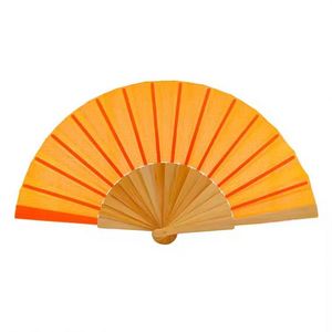 Customized Gold and Silver Color Wooden Hand Fan for Dancing or Party <b>Gift</b> - Product Image 1