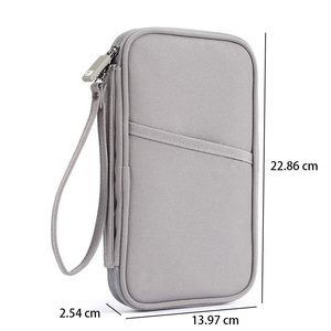 Multifunctional Fashion <strong>Passport</strong> <strong>Bag</strong> Ticket Holder Portable Abroad RFID Anti-Theft Waterproof Brush Certificate <strong>Storage</strong> - Product Image 1