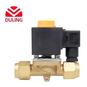 Düşük fiyat 2 yollu 3/8 "pirinç elektrikli sıvı hattı için Solenoid valf soğutma