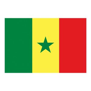 ธงชาติเซเนกัล ผ้าโพลีเอสเตอร์ สำหรับภายนอกอาคาร ขนาด 3x5 ฟุต พิมพ์ลายแบบซับลิเมชั่น สำหรับทุกประเทศ - Product Image 1