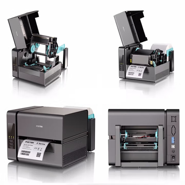 Postek E300I Desktop Receipt Thermal Barcode Printer Mobile Label Printer with Auto Stripping