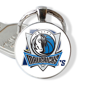 Logos d'équipes <span class=keywords><strong>NBA</strong></span> des Lakers, des Warriors et des 76ers en alliage de pierres précieuses avec anneaux et porte-clés gravés - Product Image 4