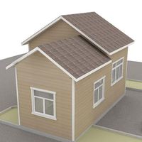 Dessin de plans de maison préfabriquée à faible coût de Certification d'oin et de TUV