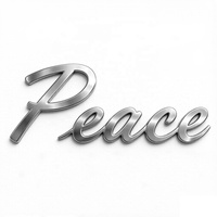 Autocollant drapeau en métal Original Peace de 2.75 pouces, pour moto, voiture, décoration de maison, décorations de fêtes