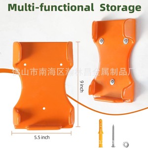 Support mural pour souffleur, orange, robuste, pour le rangement dans le garage - Product Image 5