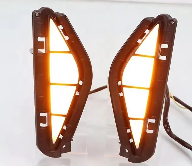 Luz de conducción diurna DRL con señal de giro para Hyundai Santa Fe 2021-2022