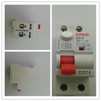 Disjoncteur différentiel GSL8-63 4P 16A 30mA RCCB RCBO ELCB Prix C16 Allemagne 100mA 300mA 20A 40A 63A Chine