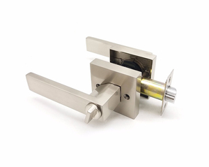 Serratura a Leva Quadrata in Lega di Zinco per Porte, con Sblocco a Chiave, Alta Sicurezza e Facile Installazione, Qualità Premium per Chiusura Sicura - Product Image 1