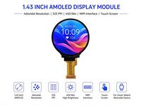 Module d'affichage AMOLED de 1,43 pouce, 466x466, 325 PPI, 450 nits, CO5300 MIPI, écran tactile pour montre intelligente, appareil portable