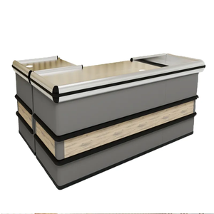 Modèle intégré Petite pente <span class=keywords><strong>Hypermarché</strong></span> Caissier Comptoir de caisse Table de caisse Supermarché Caissier Comptoir de caisse - Product Image 4