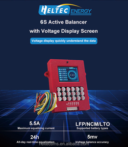 Heltec lto cân bằng 6S 5A hoạt động cân bằng với hộp bảo vệ và hiển thị cho lto pin 6S 5A Equalizer tùy chỉnh logo - Product Image 2