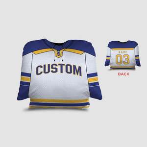 Uniformes de hockey à rouleaux avec design de maillot de hockey en ligne personnalisé réversible vierge sublimé à la mode broderie sur mesure - Product Image 3