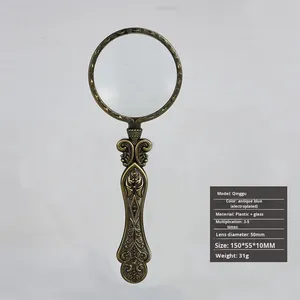 Bán buôn công suất cao độ nét cao phong cách Retro Kính lúp để đọc cầm tay cầm tay tập trung - Product Image 6