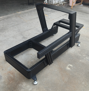 2024 tùy biến trò chơi đua xe mô phỏng khung nhôm 40160 hồ sơ nhôm màu đen cho giàn đua Sim - Product Image 2