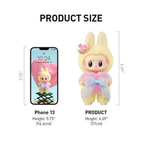 Authentique Popmart LABUBU les MONSTRES New Let's Checkmate Series Vinyl Plush Toy Doll King <span class=keywords><strong>Queen</strong></span> Hanging Card Pendant Keychain - Product Image 6